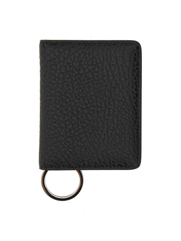 4 Stitch Keyring Card Wallet Black - MAISON MARGIELA - BALAAN 2