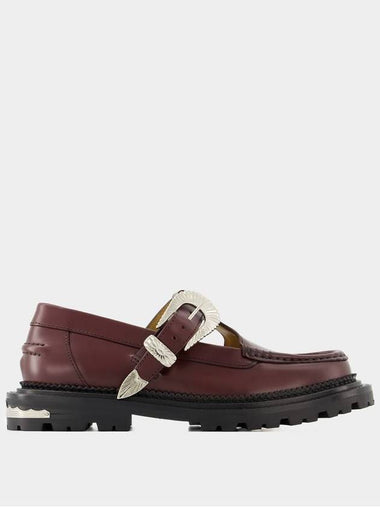 Aj1278 Loafers - Toga Pulla - Leather - Burgundy - TOGA PULLA - BALAAN 1