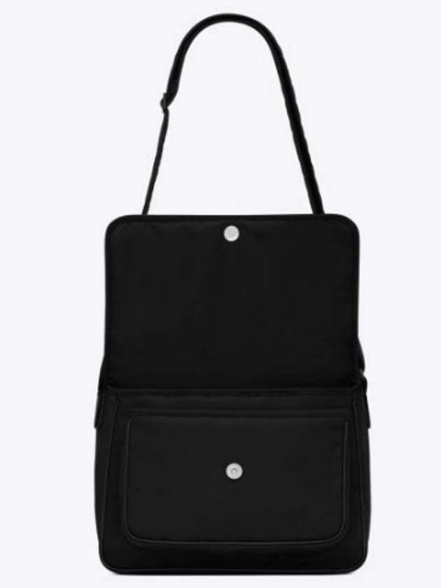 Niki Crossbody Bag In Econyl Black - SAINT LAURENT - BALAAN 6