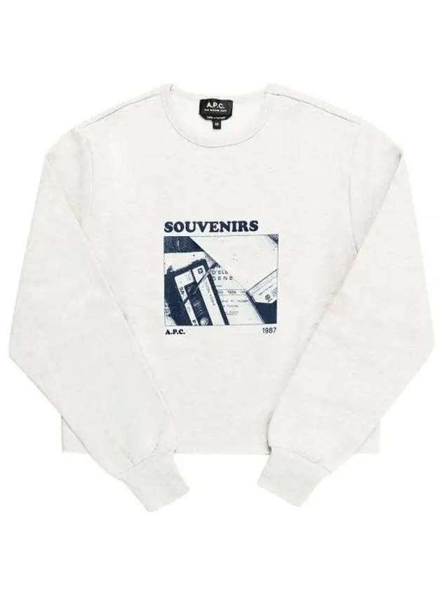 Cassettes Sweatshirt Heather Ecru - A.P.C. - BALAAN 2