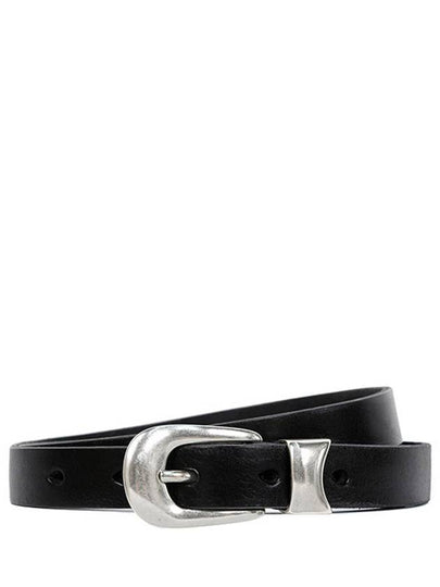 Men's 2cm Leather Belt Black - OUR LEGACY - BALAAN 2