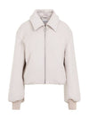 Wool Bomber Jacket Faded Grey - ACNE STUDIOS - BALAAN 1