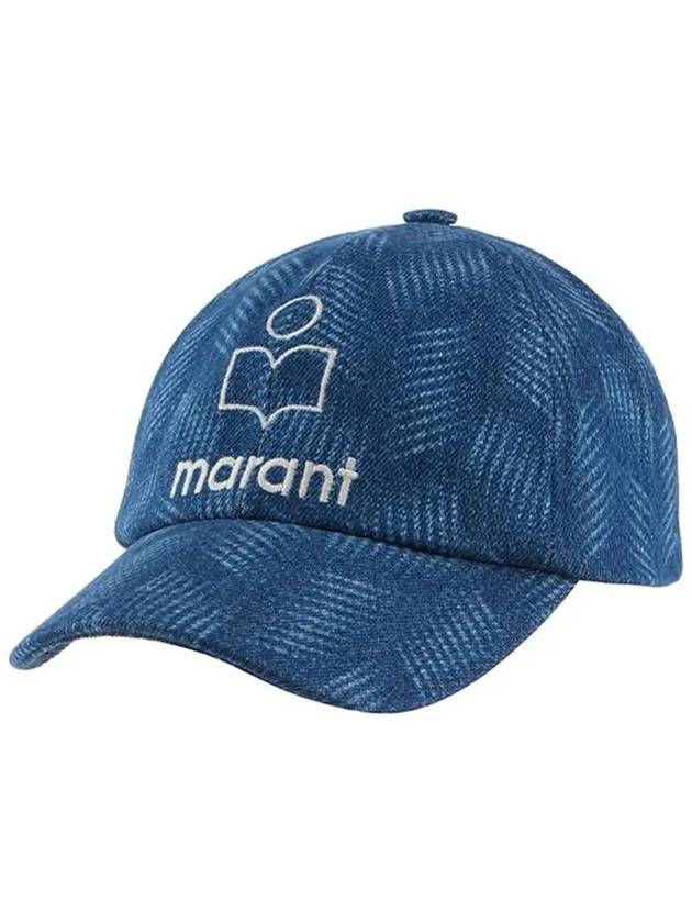 Tyron Logo Ball Cap Blue - ISABEL MARANT - BALAAN 5