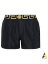 Greca Border Swim Shorts Black - VERSACE - BALAAN 2