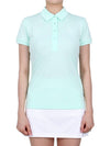 Women's Hailey Polo Shirt Green - J.LINDEBERG - BALAAN 4