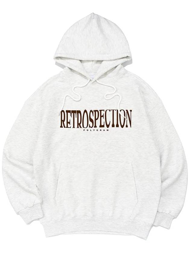 RETROSPECTION HOOD TEE LIGHT MELANGE - POLYGRAM - BALAAN 4