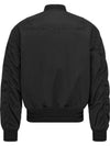 Logo Embroided Bomber Jacket Black - DIOR - BALAAN 3