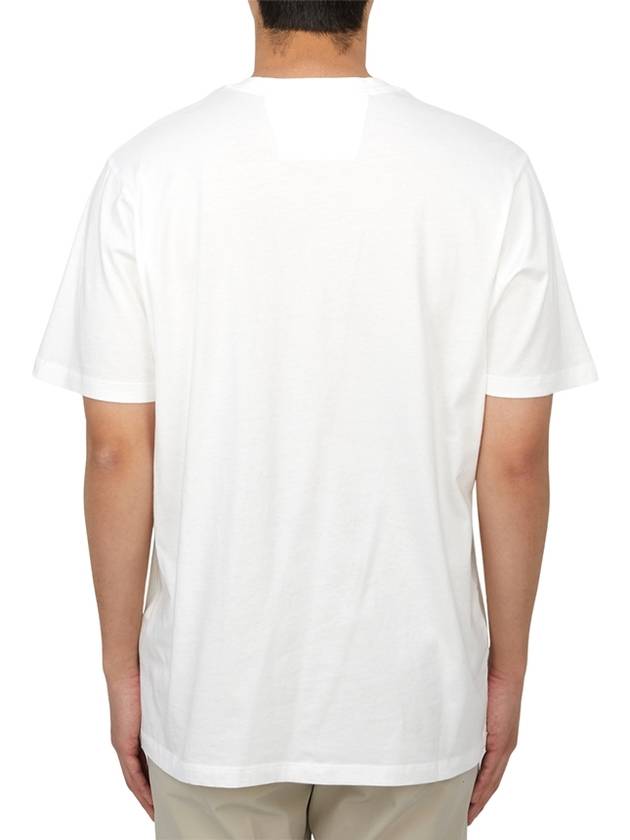 Logo Short Sleeve T-Shirt White - CP COMPANY - BALAAN 4