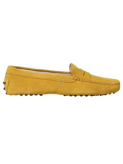 Gommino Suede Driving Shoes Yellow - TOD'S - BALAAN 2