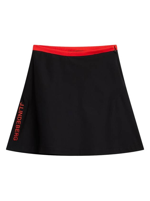 Themba A-line Skirt Black - J.LINDEBERG - BALAAN 2