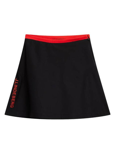 Themba A-line Skirt Black - J.LINDEBERG - BALAAN 2