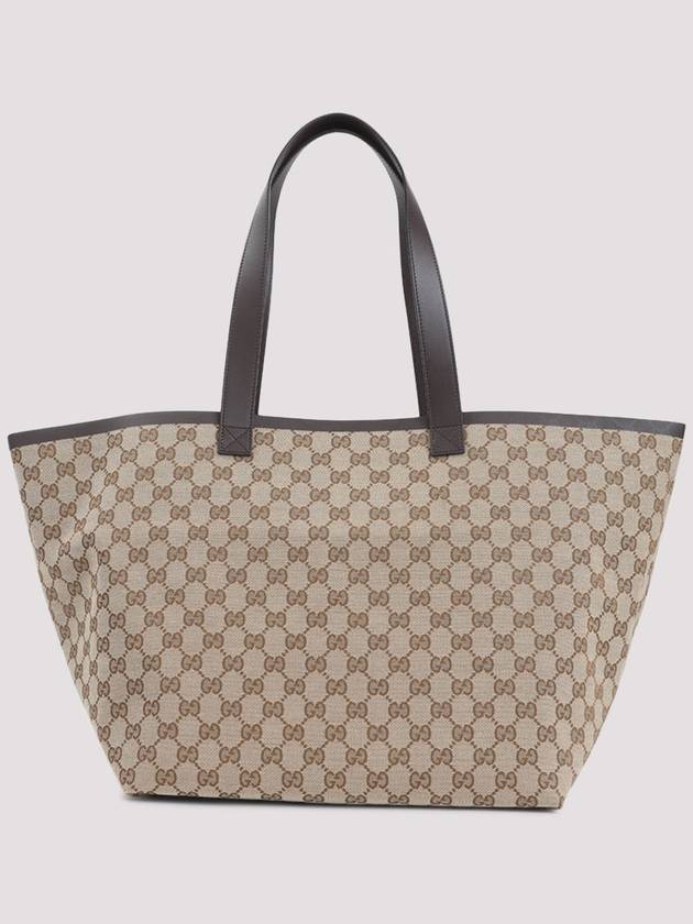 Totissima Medium Original GG Canvas Tote Bag Beige Brown - GUCCI - BALAAN 3