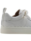 Lauren Lace Up Low Top Sneakers White - CHLOE - BALAAN 11