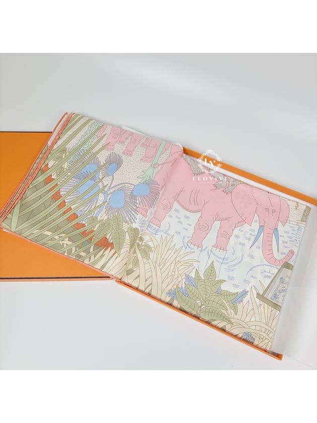 Le Carnaval Des Animaux 90 Scarf Bleu - HERMES - BALAAN 2