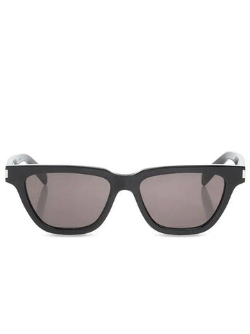 SL 46 Logo Sunglasses Black - SAINT LAURENT - BALAAN 1