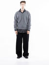 Men s M243TP07GR Dense Cable V neck Knit Gray - CHANCE'S NOI - BALAAN 4