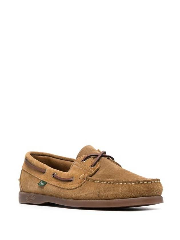 Bath Suede Boat Shoes Brown - PARABOOT - BALAAN 3