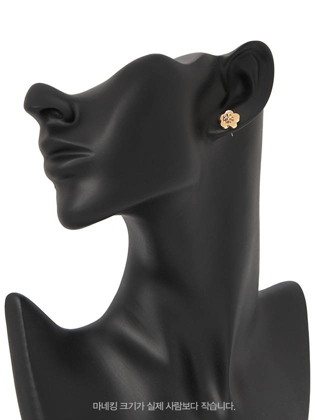 Kira Flower Stud Earring Gold - TORY BURCH - BALAAN 6