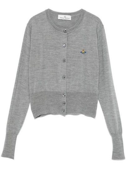 Bea Cropped Cardigan Grey - VIVIENNE WESTWOOD - BALAAN 2