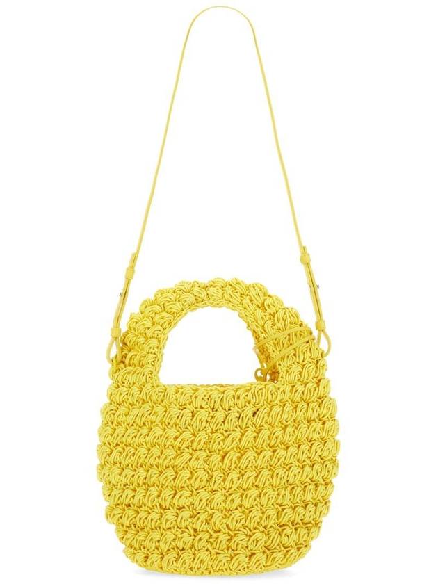 Logo Charm Basket Tote Bag Yellow - JW ANDERSON - BALAAN 3