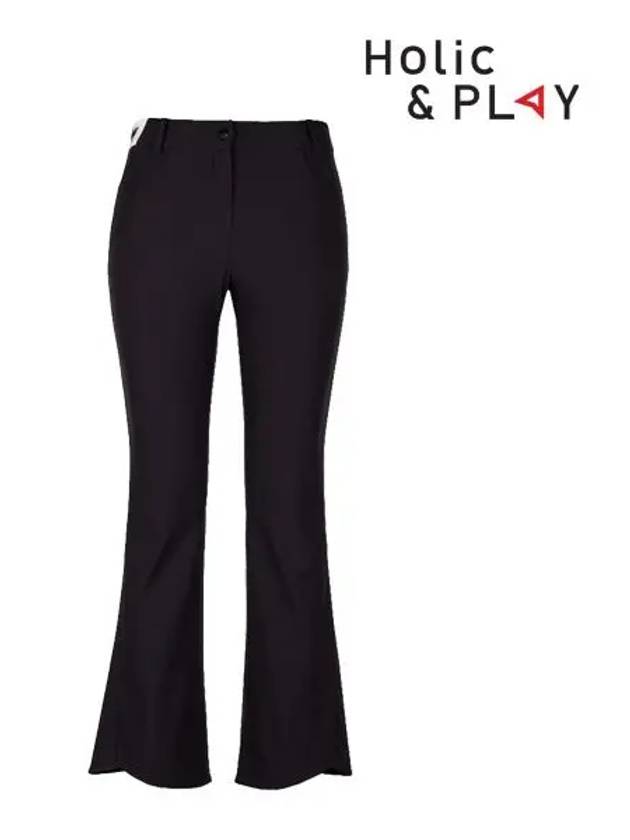 slit bootcut golf pants HB1WPT001BK - HOLIC&PLAY - BALAAN 4