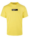 Fragment Chest Patch Short Sleeve T-Shirt Yellow - MONCLER - BALAAN 1