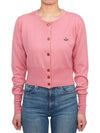 Bea Cropped Cardigan Bubblegum - VIVIENNE WESTWOOD - BALAAN 2