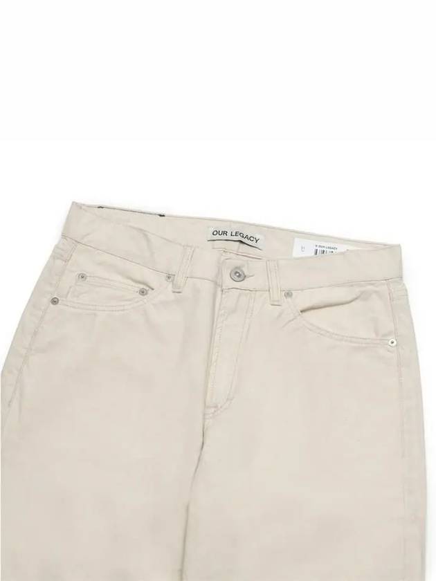 Formal Cut Sincere Canvas Naturelle Straight Jeans Ivory - OUR LEGACY - BALAAN 4