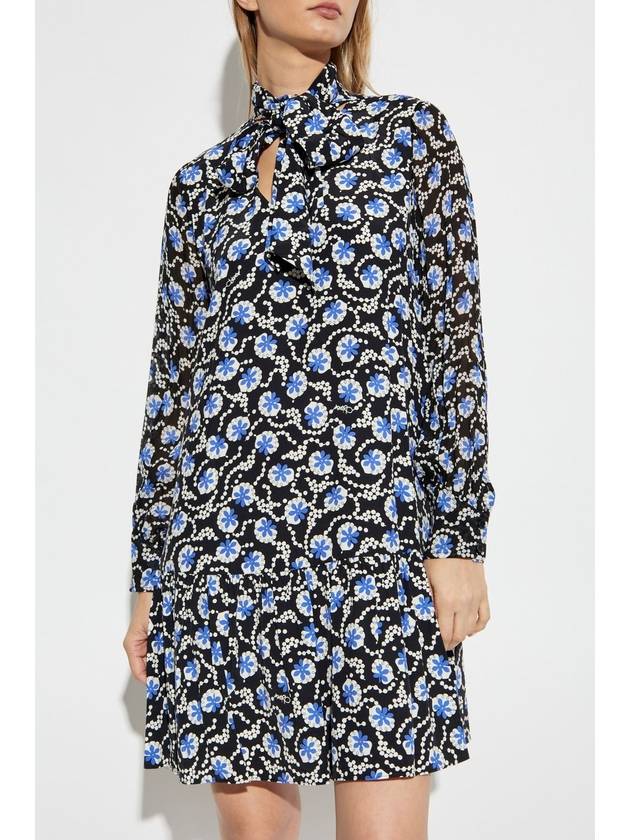 Diane Von Furstenberg Dress Ami, Women's, Blue - DIANE VON FURSTENBERG - BALAAN 3