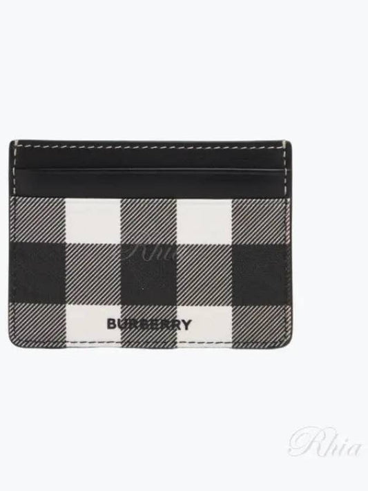 Check Logo Print Card Wallet - BURBERRY - BALAAN 2