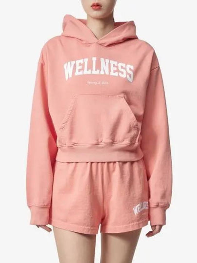 Wellness Pocket Hoodie Salmon - SPORTY & RICH - BALAAN 2