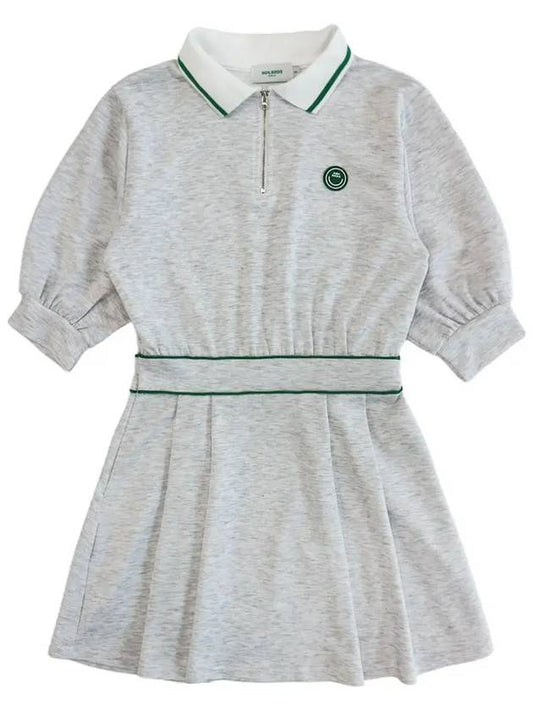 Volume sleeve golf dress LGREY - MONBIRDIE GOLF - BALAAN 2