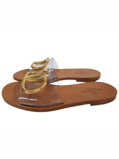 S0L42 ECG 0MU Buckle Sandals Brown - VALENTINO - BALAAN 2