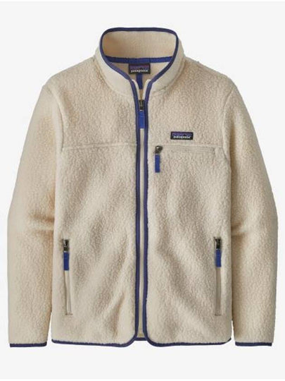 Women's Retro Pile Fleece Zip-up Jacket White - PATAGONIA - BALAAN 2