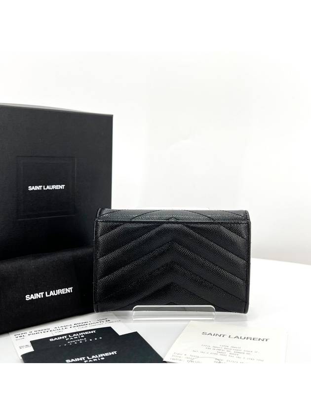 Envelope matelass gold card wallet black 414404 - SAINT LAURENT - BALAAN 2