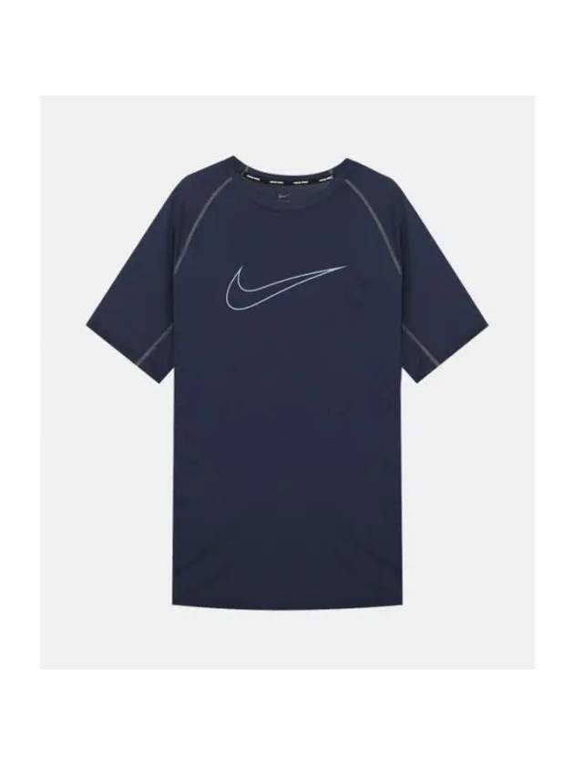 Men's Pro Dri-Fit Short Sleeve T-Shirt Blue - NIKE - BALAAN 1