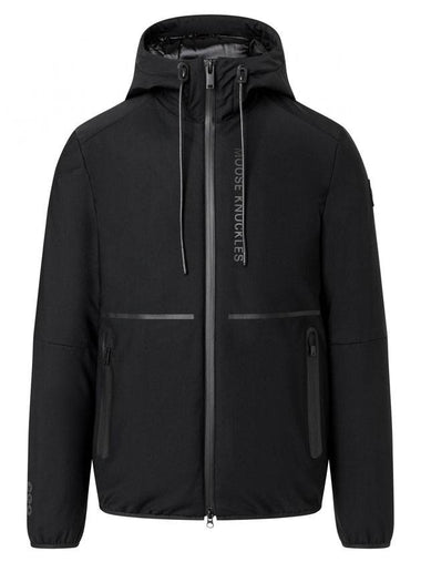 Grayton Technical Hooded Jacket Black - MOOSE KNUCKLES - BALAAN 1