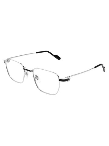 Eyewear Square Metal Eyeglasses - CARTIER - BALAAN 1