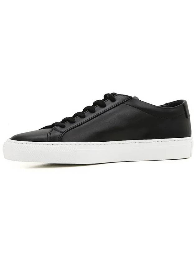 Achilles White Sole Low Top Sneakers Black - COMMON PROJECTS - BALAAN 5