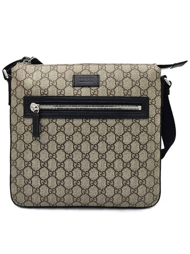 GG Supreme Cross Bag Black Beige - GUCCI - BALAAN 1