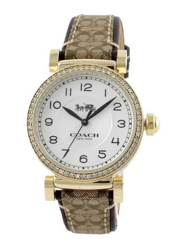 Coach Madison Quartz White Dial Ladies Watch 14503397 - COACH - BALAAN 1