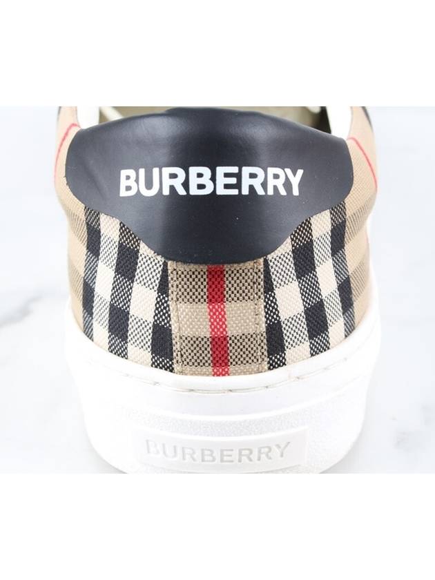 Vintage Check Sneakers 41 260 - BURBERRY - BALAAN 8