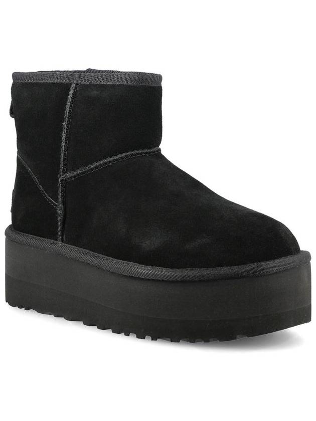 Classic Mini Platform Suede Winter Boots Black - UGG - BALAAN 3