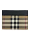 Vintage Check Card Wallet Beige - BURBERRY - BALAAN 3