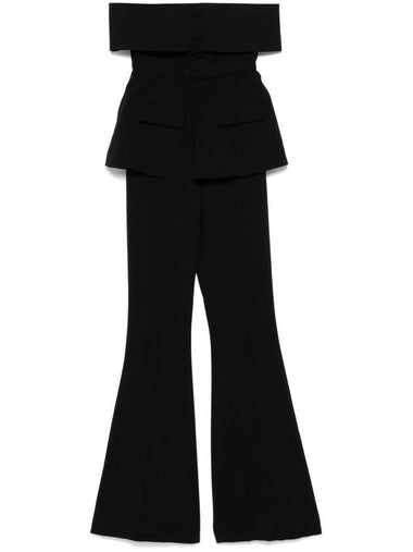 Self-Portrait One-Piece Jumpsuit With Open Shoulders - SELF PORTRAIT - BALAAN 1