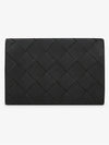 Intrecciato Card Wallet Black - BOTTEGA VENETA - BALAAN 3