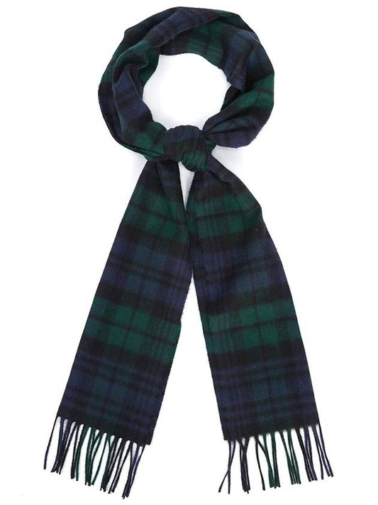 Iconic Tartan KU0317 BLACK WATCH Cashmere Muffler Scarf - JOHNSTONS OF ELGIN - BALAAN 2