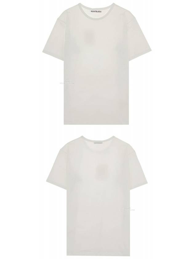 Classic Niagara Short Sleeve T-Shirt White - ACNE STUDIOS - BALAAN 6