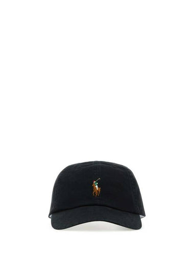 Pony Logo Classic Sport Ball Cap Black - POLO RALPH LAUREN - BALAAN 1