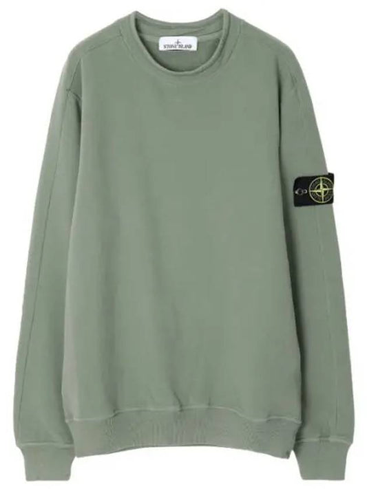 Stretch Cotton Fleece Mock Turtleneck Sweatshirt Regular Fit Men s Long Sleeve T Shirt - STONE ISLAND - BALAAN 1